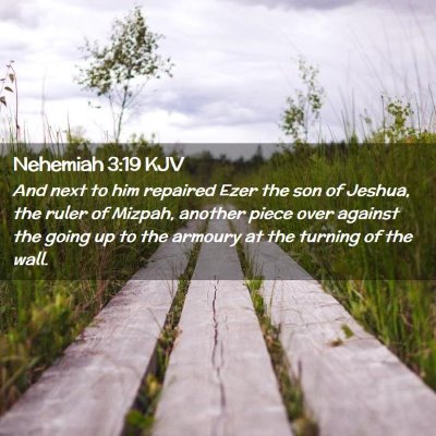 Nehemiah 3:19 KJV Free Bible Images