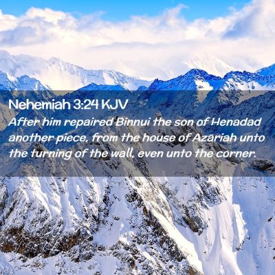 Nehemiah 3:24 KJV Free Bible Images