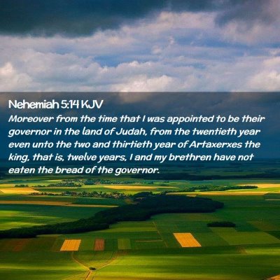 Nehemiah 5:14 KJV Free Bible Images