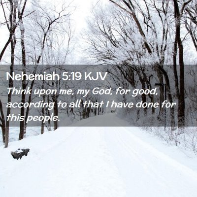 Nehemiah 5:19 KJV Free Bible Images