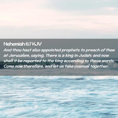 Nehemiah 6:7 KJV Free Bible Images