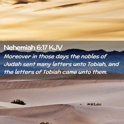 Nehemiah 6:17 KJV Free Bible Images