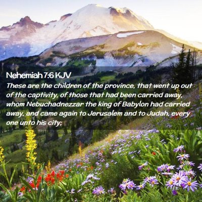 Nehemiah 7:6 KJV Free Bible Images