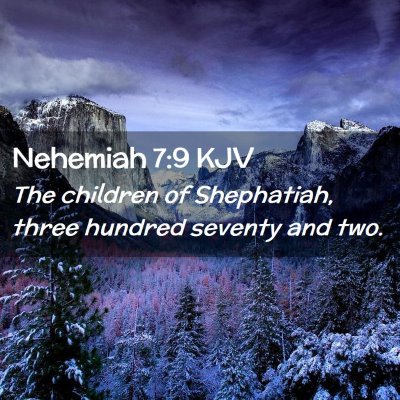 Nehemiah 7:9 KJV Free Bible Images