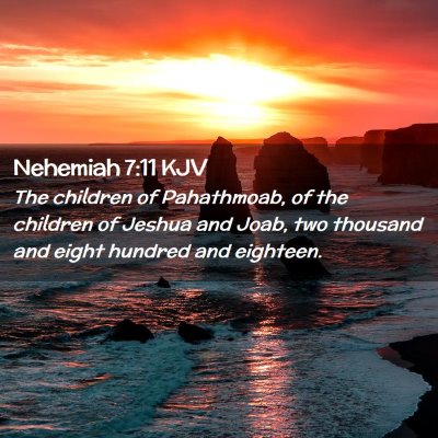 Nehemiah 7:11 KJV Free Bible Images