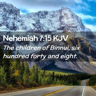 Nehemiah 7:15 KJV Free Bible Images