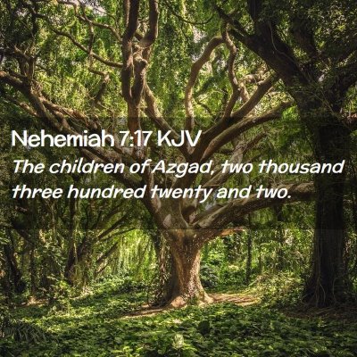 Nehemiah 7:17 KJV Free Bible Images