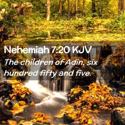 Nehemiah 7:20 KJV Free Bible Images