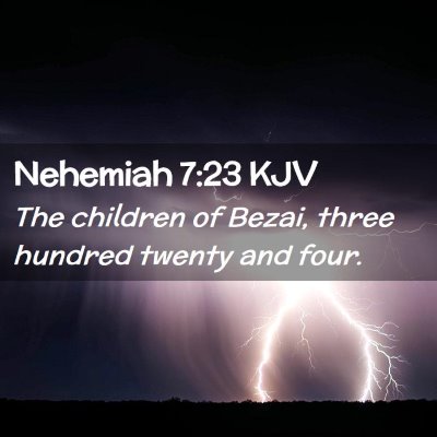 Nehemiah 7:23 KJV Free Bible Images