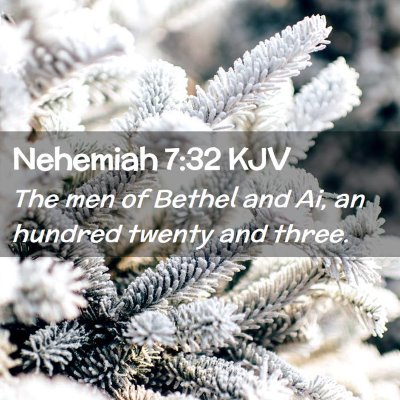 Nehemiah 7:32 KJV Free Bible Images