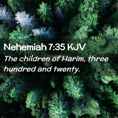 Nehemiah 7:35 KJV Free Bible Images