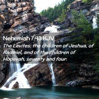 Nehemiah 7:43 KJV Free Bible Images