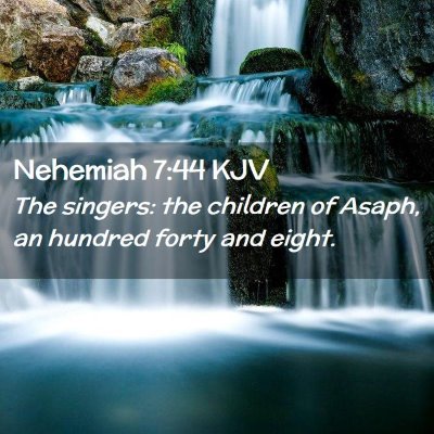 Nehemiah 7:44 KJV Free Bible Images