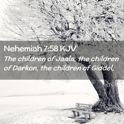 Nehemiah 7:58 KJV Free Bible Images