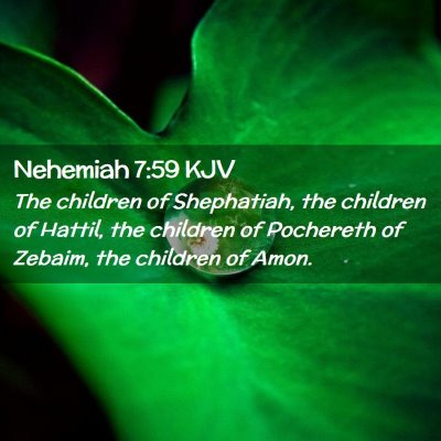 Nehemiah 7:59 KJV Free Bible Images