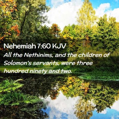 Nehemiah 7:60 KJV Free Bible Images