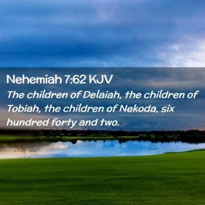 Nehemiah 7:62 KJV Free Bible Images