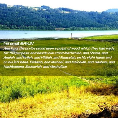 Nehemiah 8:4 KJV Free Bible Images