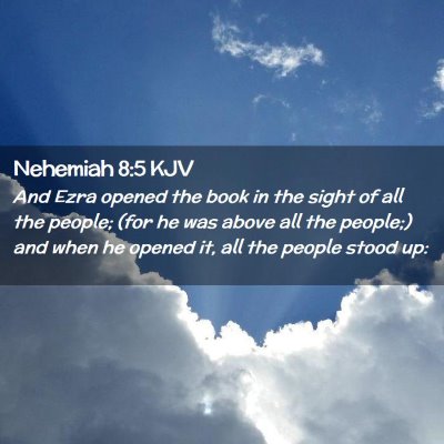 Nehemiah 8:5 KJV Free Bible Images