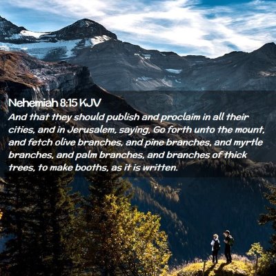 Nehemiah 8:15 KJV Free Bible Images