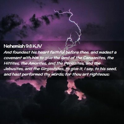 Nehemiah 9:8 KJV Free Bible Images