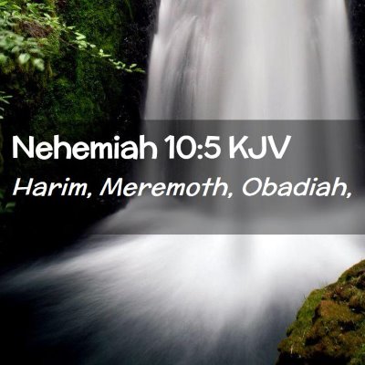 Nehemiah 10:5 KJV Free Bible Images