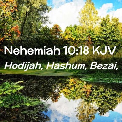 Nehemiah 10:18 KJV Free Bible Images