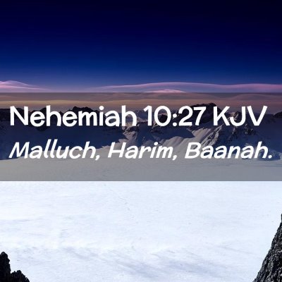 Nehemiah 10:27 KJV Free Bible Images