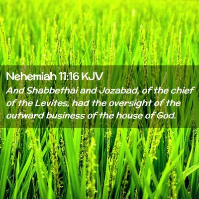 Nehemiah 11:16 KJV Free Bible Images