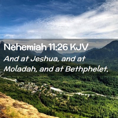 Nehemiah 11:26 KJV Free Bible Images