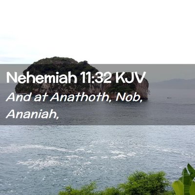 Nehemiah 11:32 KJV Free Bible Images