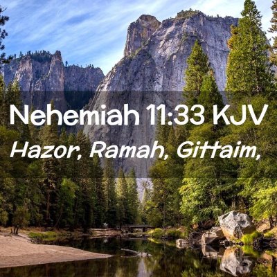 Nehemiah 11:33 KJV Free Bible Images