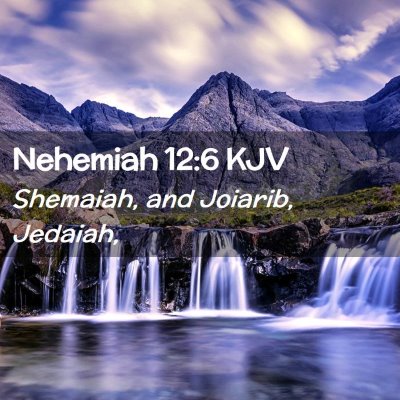 Nehemiah 12:6 KJV Free Bible Images