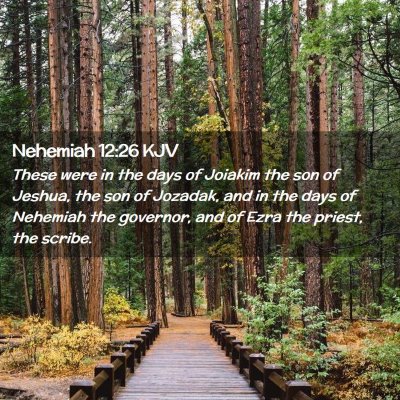 Nehemiah 12:26 KJV Free Bible Images