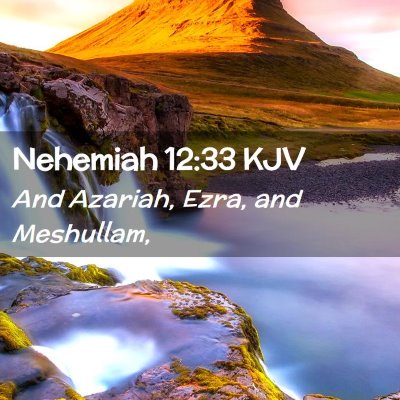 Nehemiah 12:33 KJV Free Bible Images