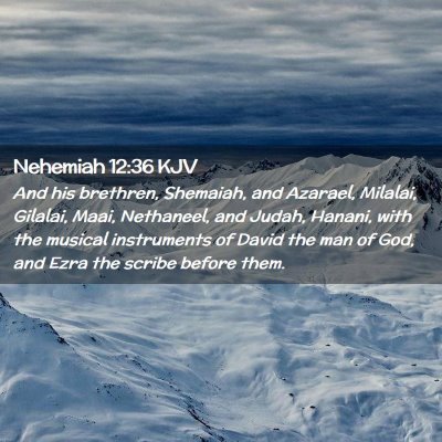 Nehemiah 12:36 KJV Free Bible Images