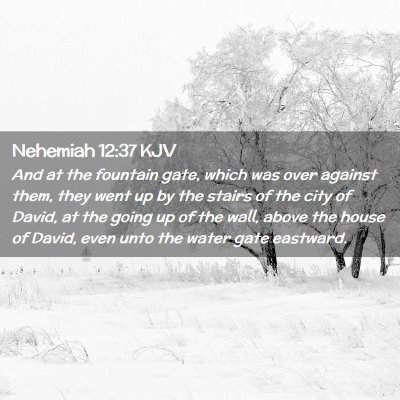 Nehemiah 12:37 KJV Free Bible Images