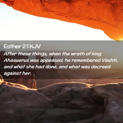 Esther 2:1 KJV Free Bible Images