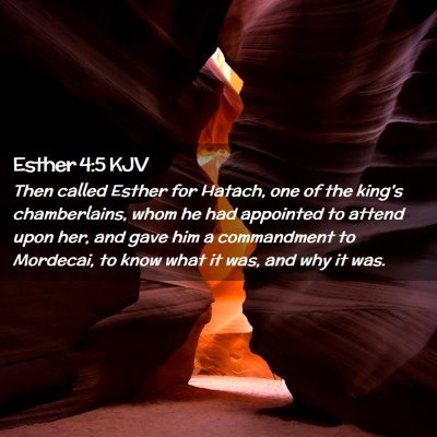 Esther 4:5 KJV Free Bible Images