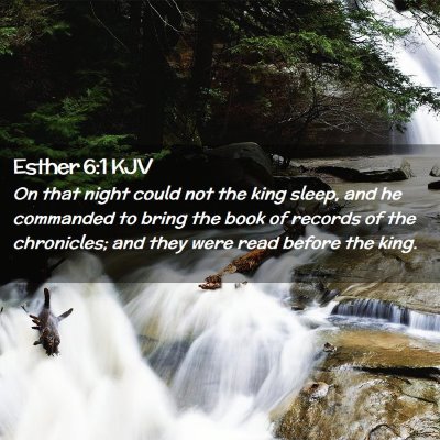 Esther 6:1 KJV Free Bible Images