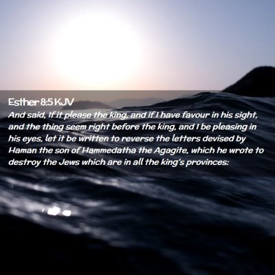 Esther 8:5 KJV Free Bible Images