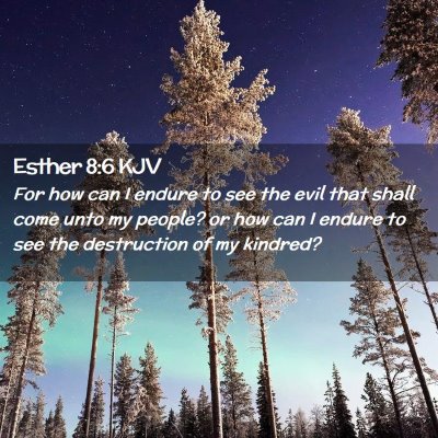 Esther 8:6 KJV Free Bible Images