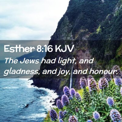 Esther 8:16 KJV Free Bible Images