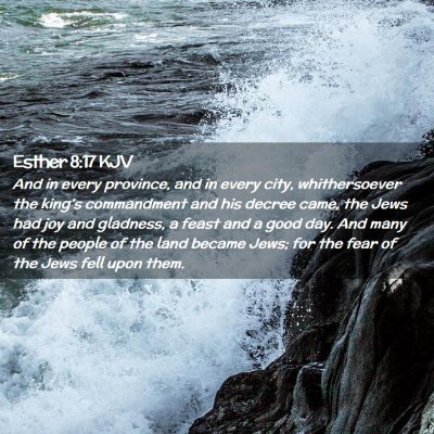 Esther 8:17 KJV Free Bible Images