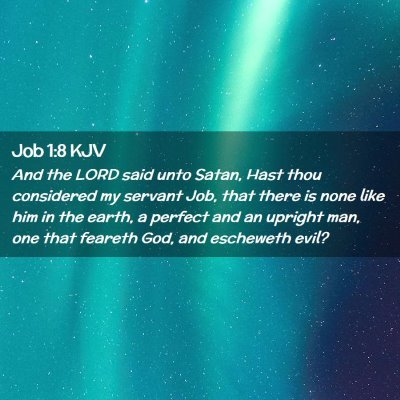 Job 1:8 KJV Free Bible Images