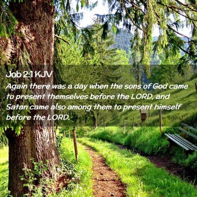 Job 2:1 KJV Free Bible Images