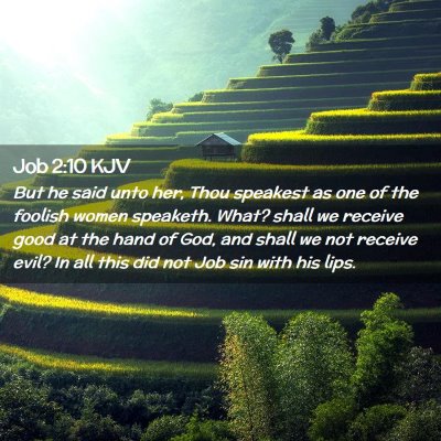 Job 2:10 KJV Free Bible Images