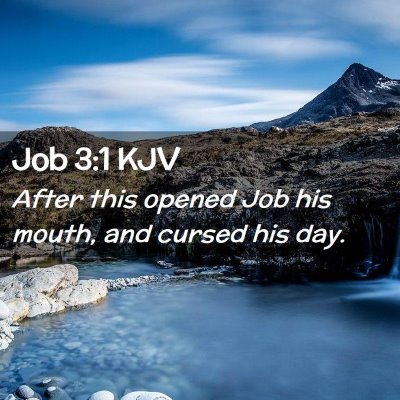 Job 3:1 KJV Free Bible Images