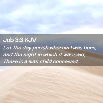 Job 3:3 KJV Free Bible Images