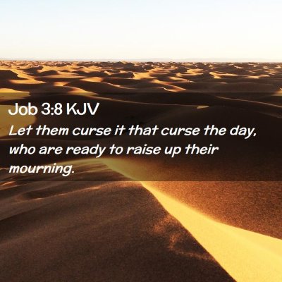 Job 3:8 KJV Free Bible Images